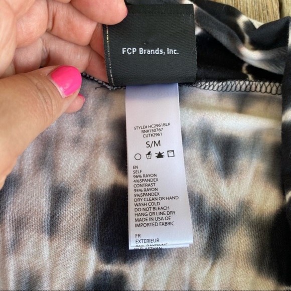 Harley-Davidson Tie Dye Bling Rhinestone Drape Front Tank Top Small/Medium - Picture 9 of 9